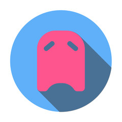 Swimming board icon. This flat icon can be used for the web.