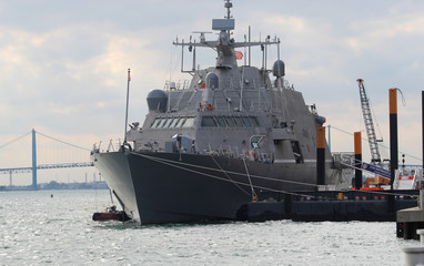 Naklejka premium USS Detroit
