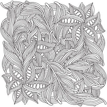 Pattern for adult coloring book.