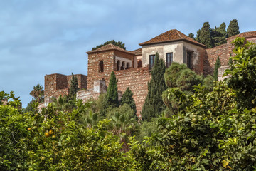 Fototapeta na wymiar Alcazaba of Malaga, Spain