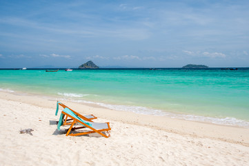 Fototapeta na wymiar Tropical beach at Phi Phi Islands in Thailand