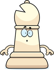 Surprised Cartoon Chess Bishop