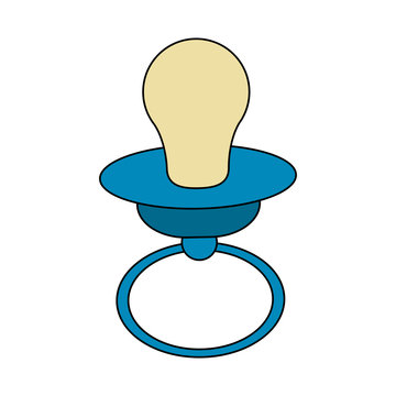 recommend clip art: baby pacifier icon image vector illustration design 