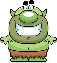 Smiling Cartoon Goblin
