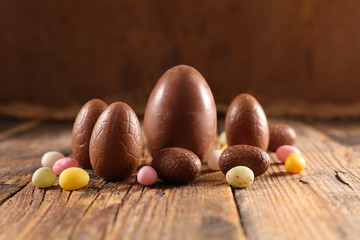 easter chocolate eggs