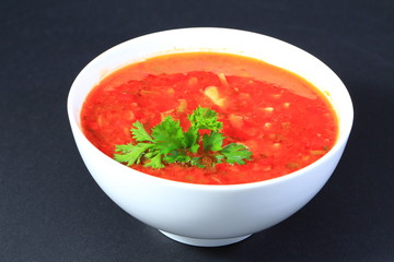 Appetizing soup.