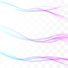 Minimalistic abstract web swoosh wave divider