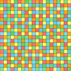 Square pattern. Seamless vector