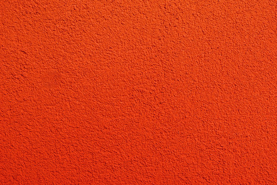 Textured Red Stucco Wall. Material Design Background