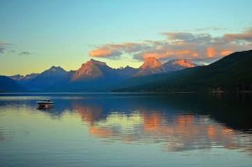 Lake McDonald in Glacier National Park, Montana, USA