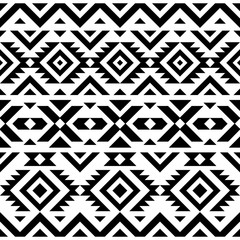 Materiał do szycia tribal seamless pattern