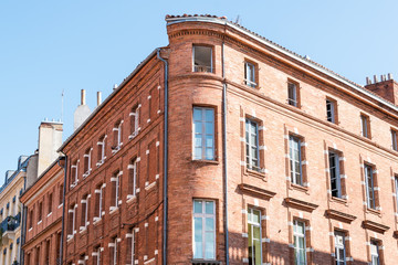 Buildings on an old southern france city street