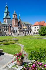 Center of Krakow in Poland