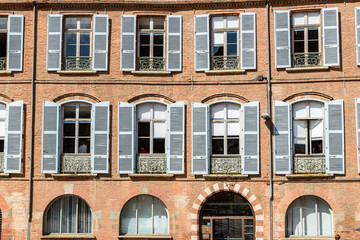 Buildings on an old southern france city street