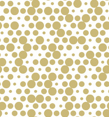 Seamless vector pattern with randomly sized circles