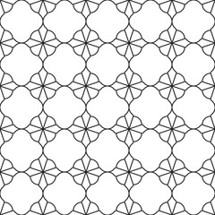 Fototapeta premium Seamless geometric vector pattern in oriental style