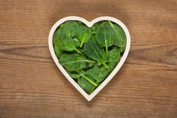 Healthy spinach