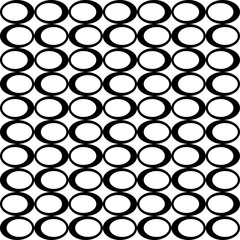 Fun geometric pattern with white and black circles