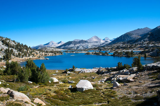 Marie Lake on the John Muir Trail