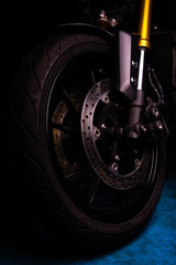 motorcycle wheel - 140687479