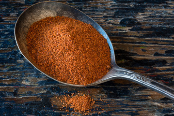 Cayenne on a Vintage Spoon