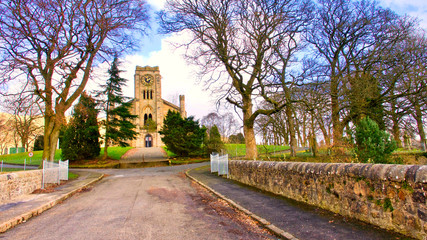Old parish church and clock tower