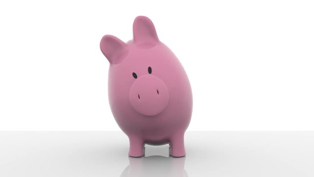Sparschwein wackelt