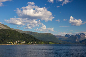 Fjord near Molde in Norway