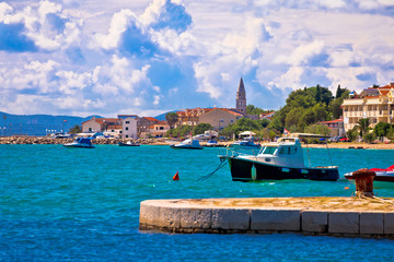 Fototapeta premium Turanj village turquoise coast view