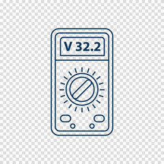multimeter vector icon