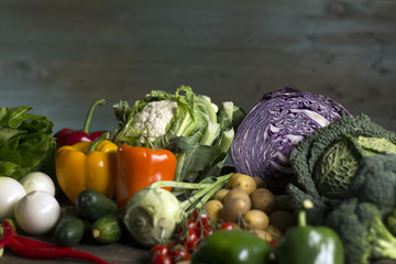 Healthy food, Fresh vegetables