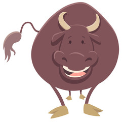 bull farm animal character