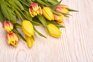 Bouquet of tulips.
