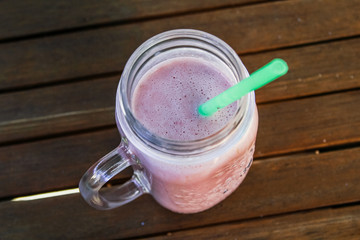 strawberry banana smoothie