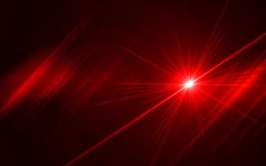 Modern lens flare red background streak rays (super high resolution)