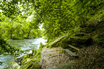 Nationalpark Thayatal, Fluss Thaya, Österreich, Niederösterrei
