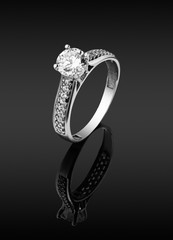 women's ring with diamonds
