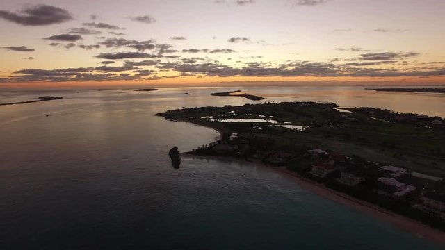 Aerial View of Bahamas