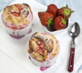 Strawberry souffle 