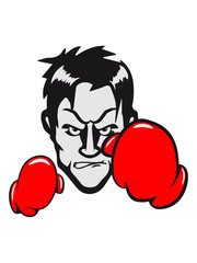 Headgear boxer fight