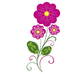 vector flowers flourishes 2