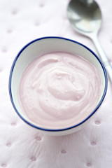 Strawberry banana yoghurt
