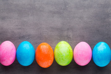 Easter eggs in the nest. Spring discount card.