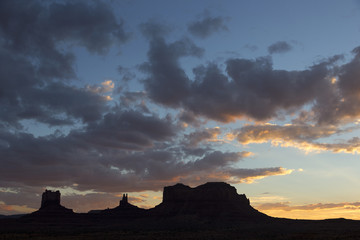 Dusk, Monument Valley, Utah