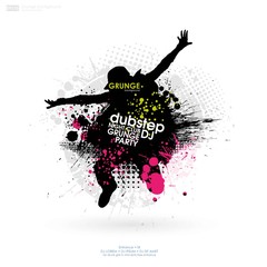 Colour grunge the poster