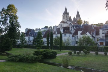 Fototapeta na wymiar chateau de Loches, chateau de la Loire
