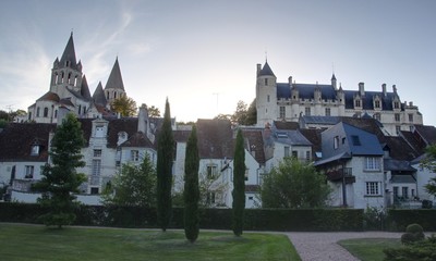 Fototapeta premium chateau de Loches, chateau de la Loire