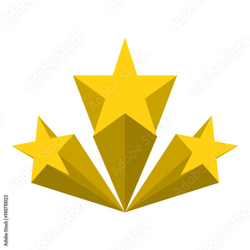 "3 stars. vector. Isolated" Stock image and royalty-free vector files