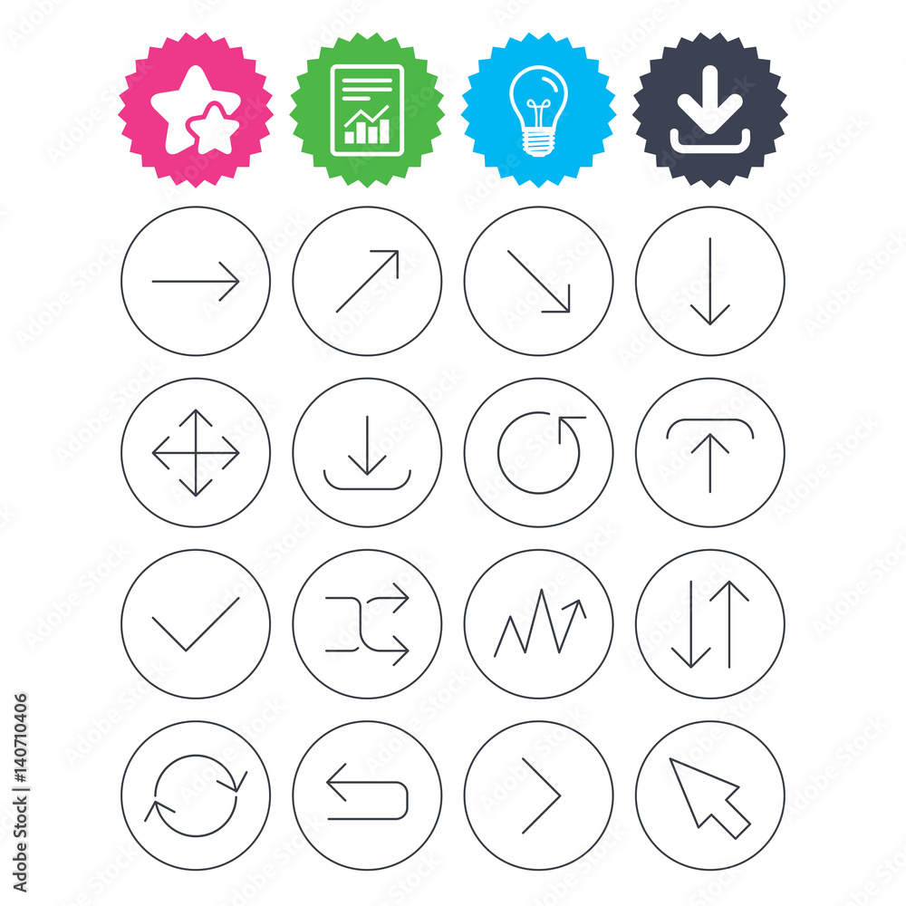 Poster arrow download, refresh and fullscreen symbols.