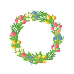 Flower wreath